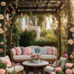 this picture contains a spring inspired decor for your patio