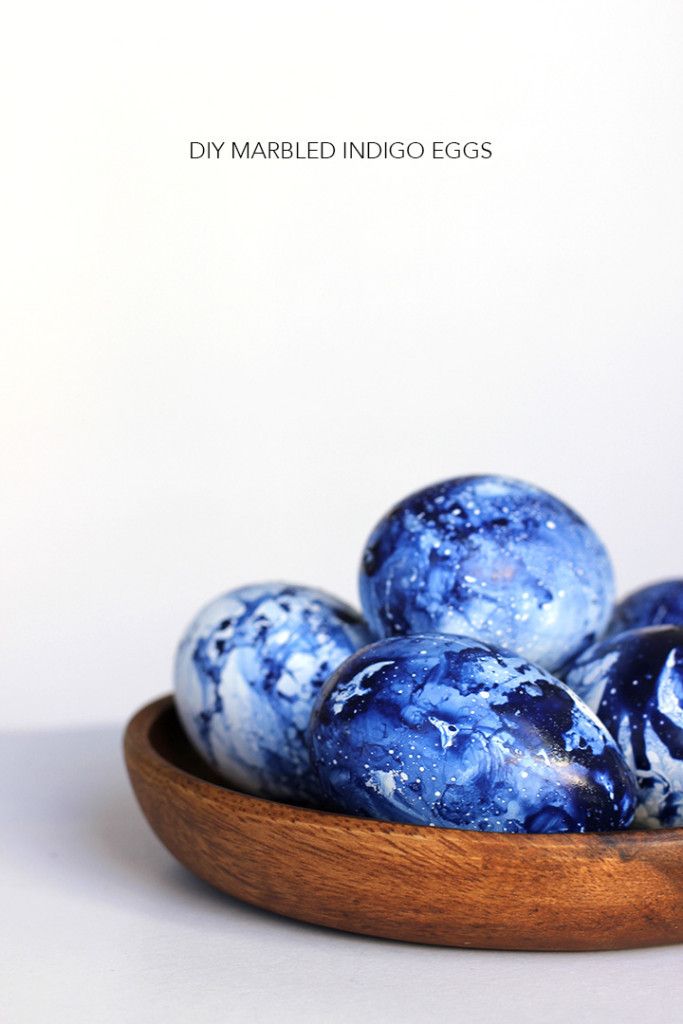 this picture contains a marbled indigo eggs egg