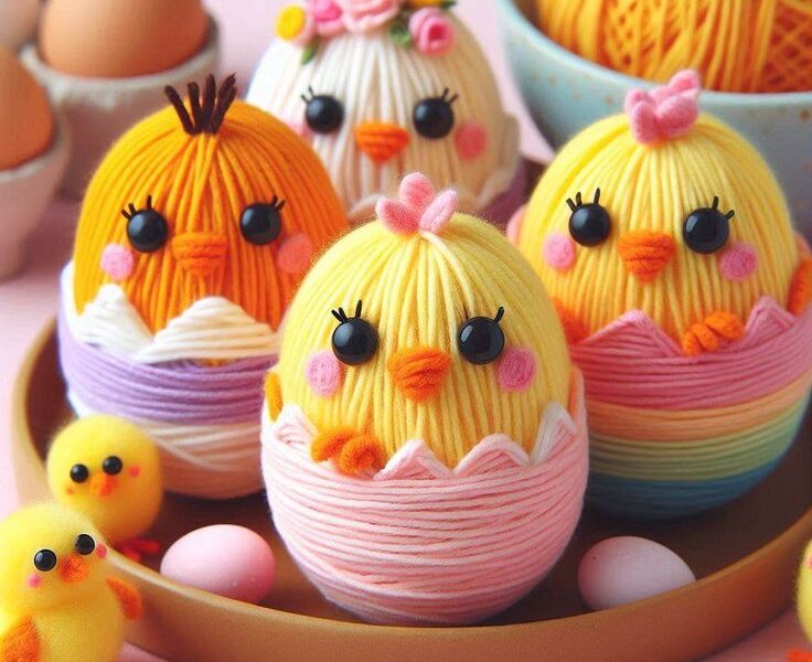 this picture contains an easter craft for kids