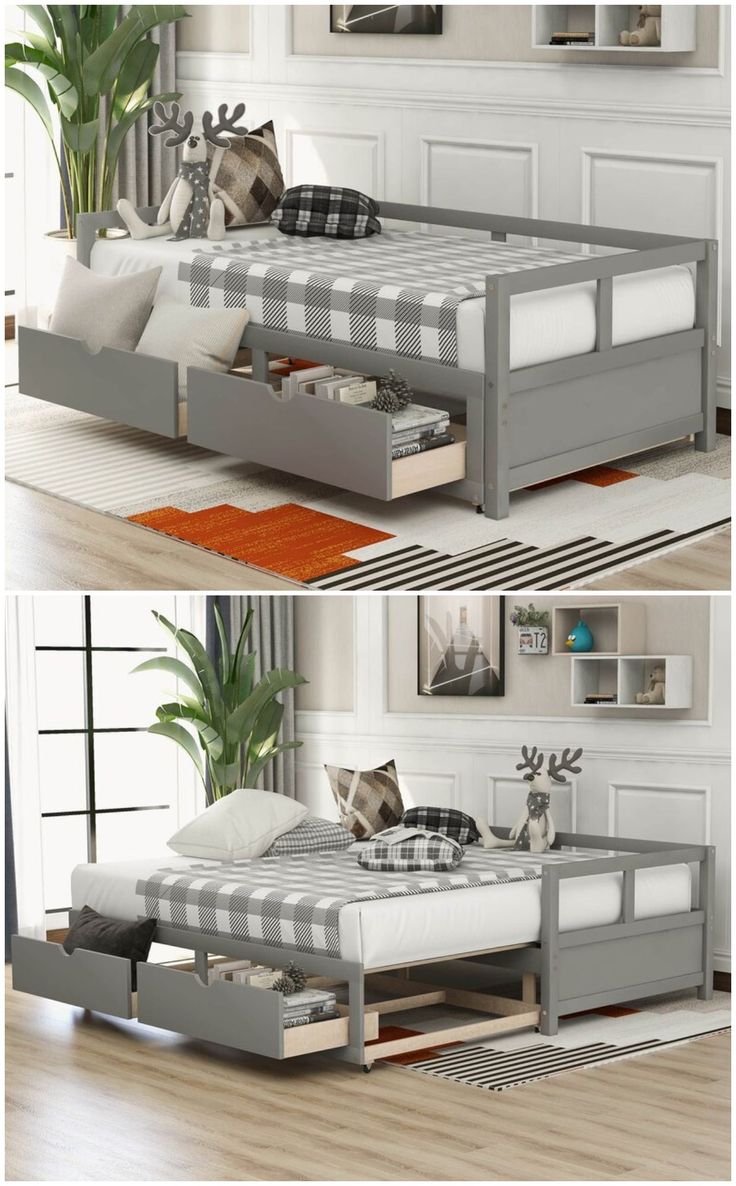 this is a double duty furniture for storage solution