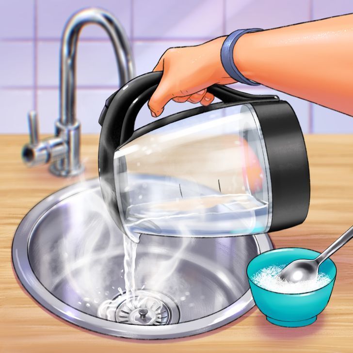 this is  a magic cleaning hack; unclog the natural way 