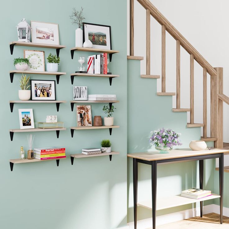 this is a Wall-Mounted Shelves for stprae solution