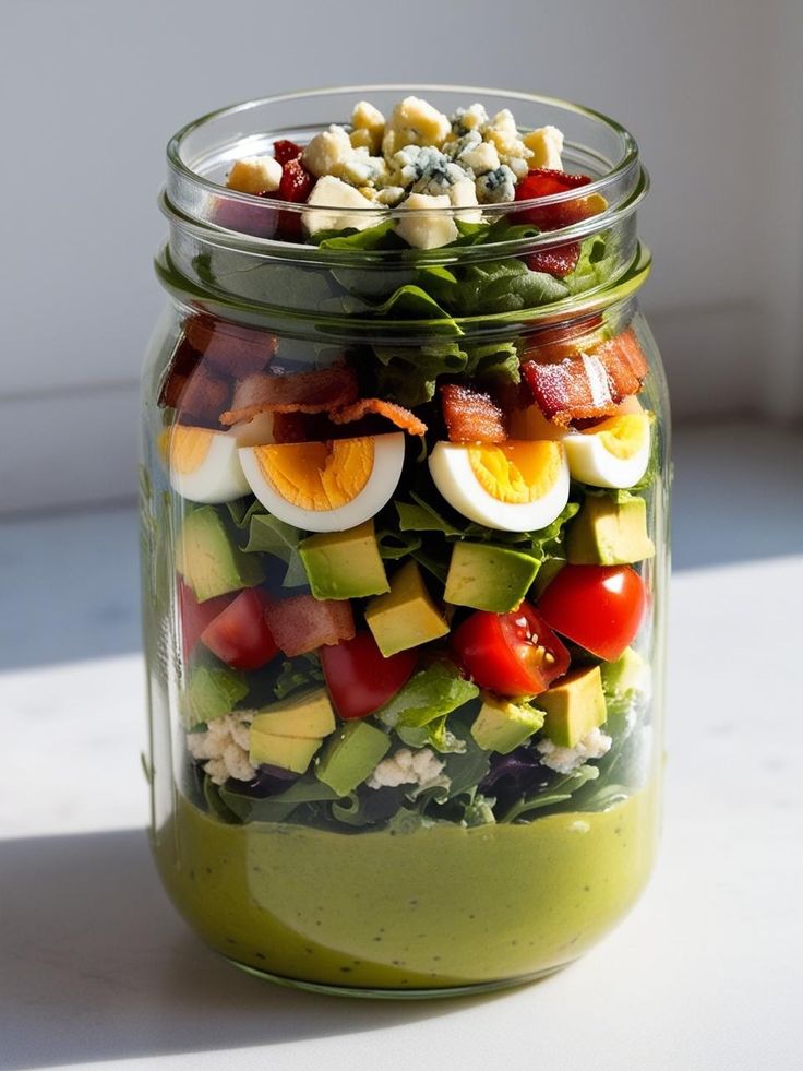 this is a Mason Jar Salad Recipes