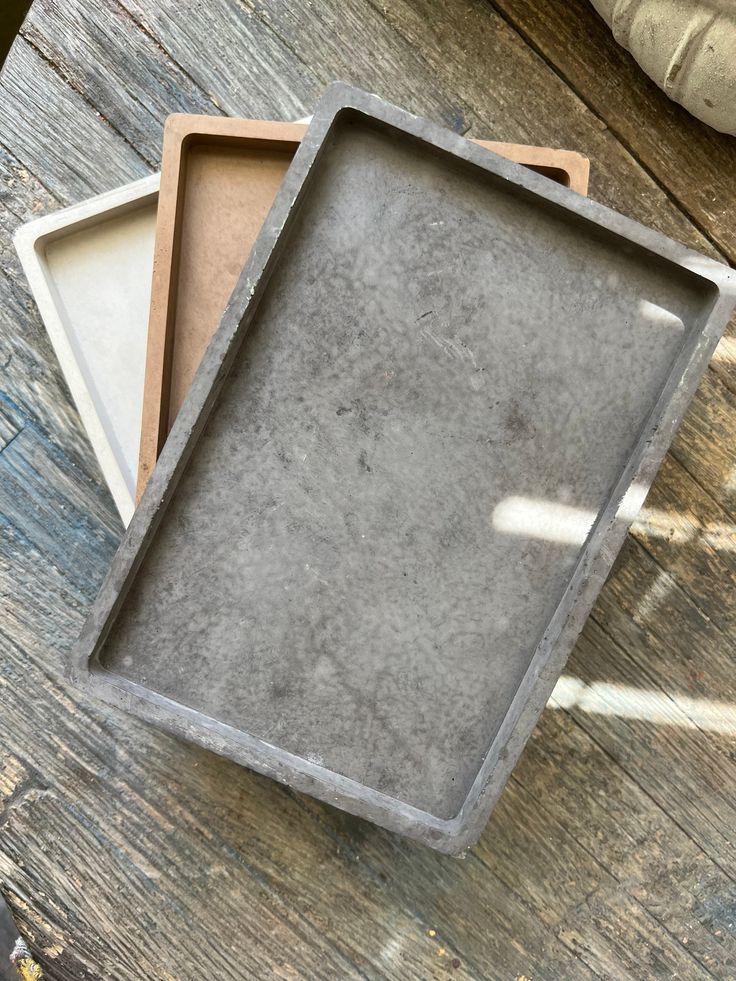 this is a Concrete Mixing Trays