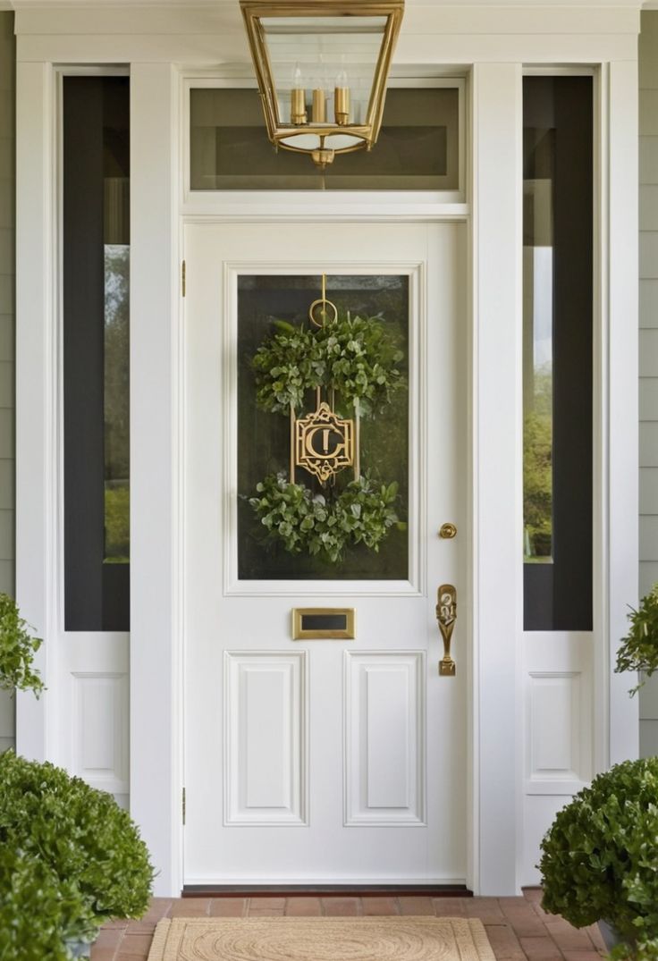 this is a  white door 