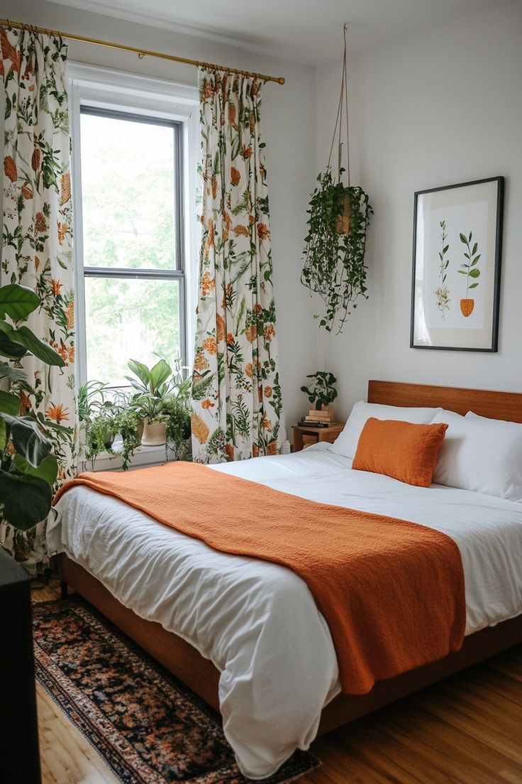this is a with upgraded flora curtains 
