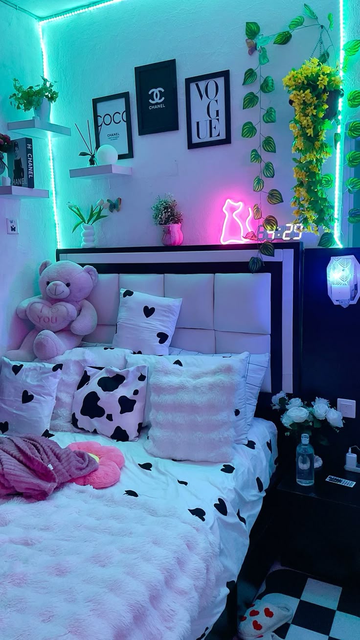 this is a personal touch of lights to a room's decor