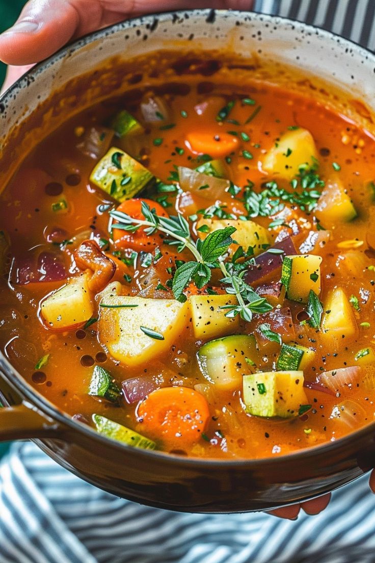 this is a Veggie Soup Starter