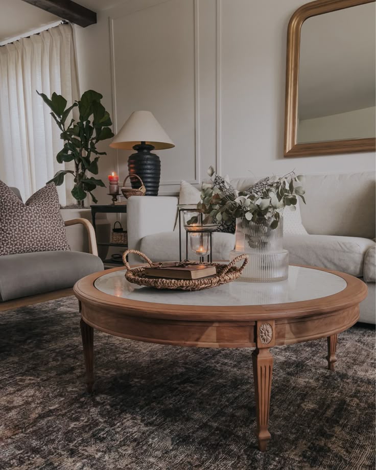 this is a coffee table from a thrift store