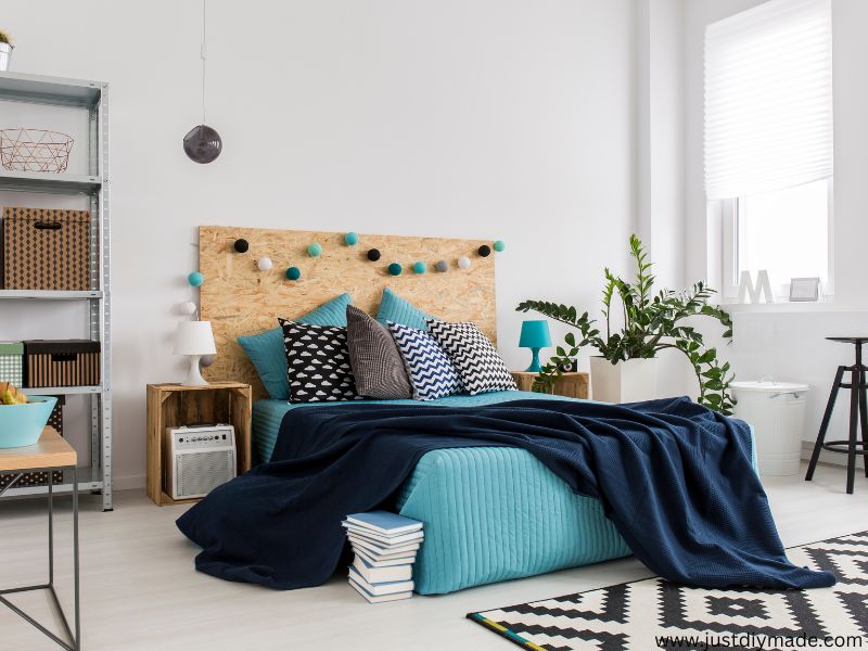 this is a cozy bedroom makeover