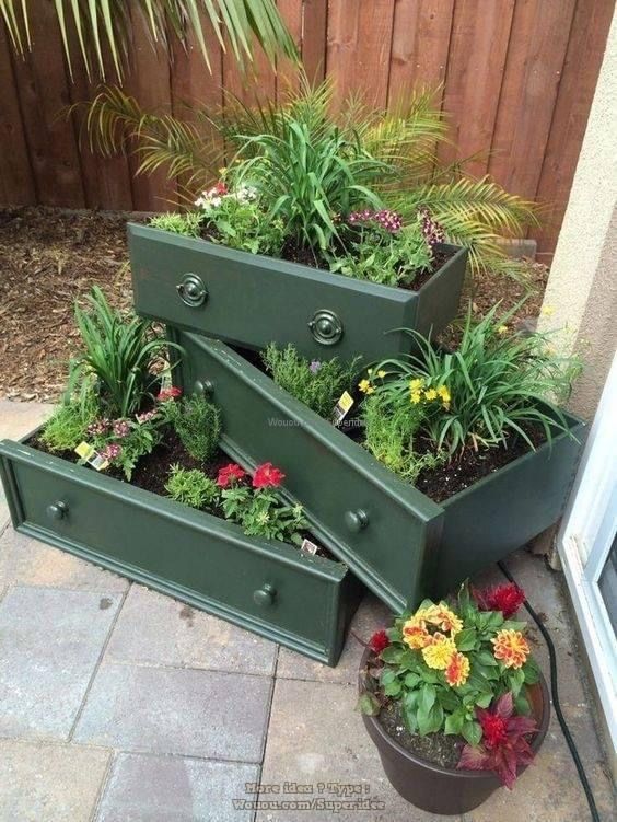 this is a Upcycled Drawer or Dresser Bed