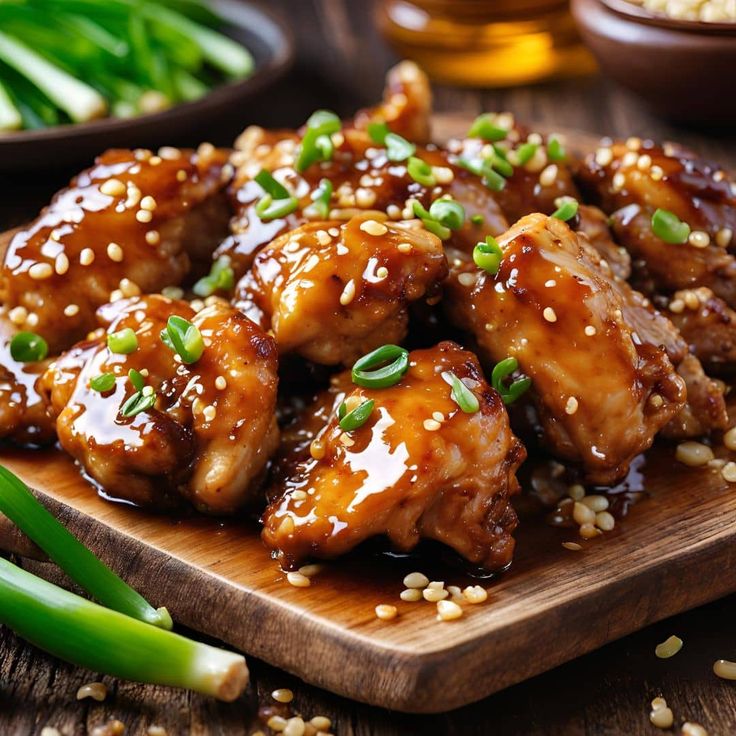this is a freezer meal, a honey garlic chicken